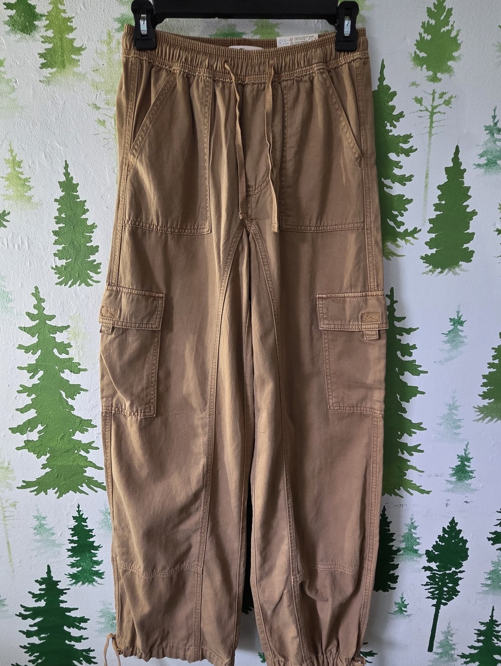 SO Tan Cargo Baggy Pants
